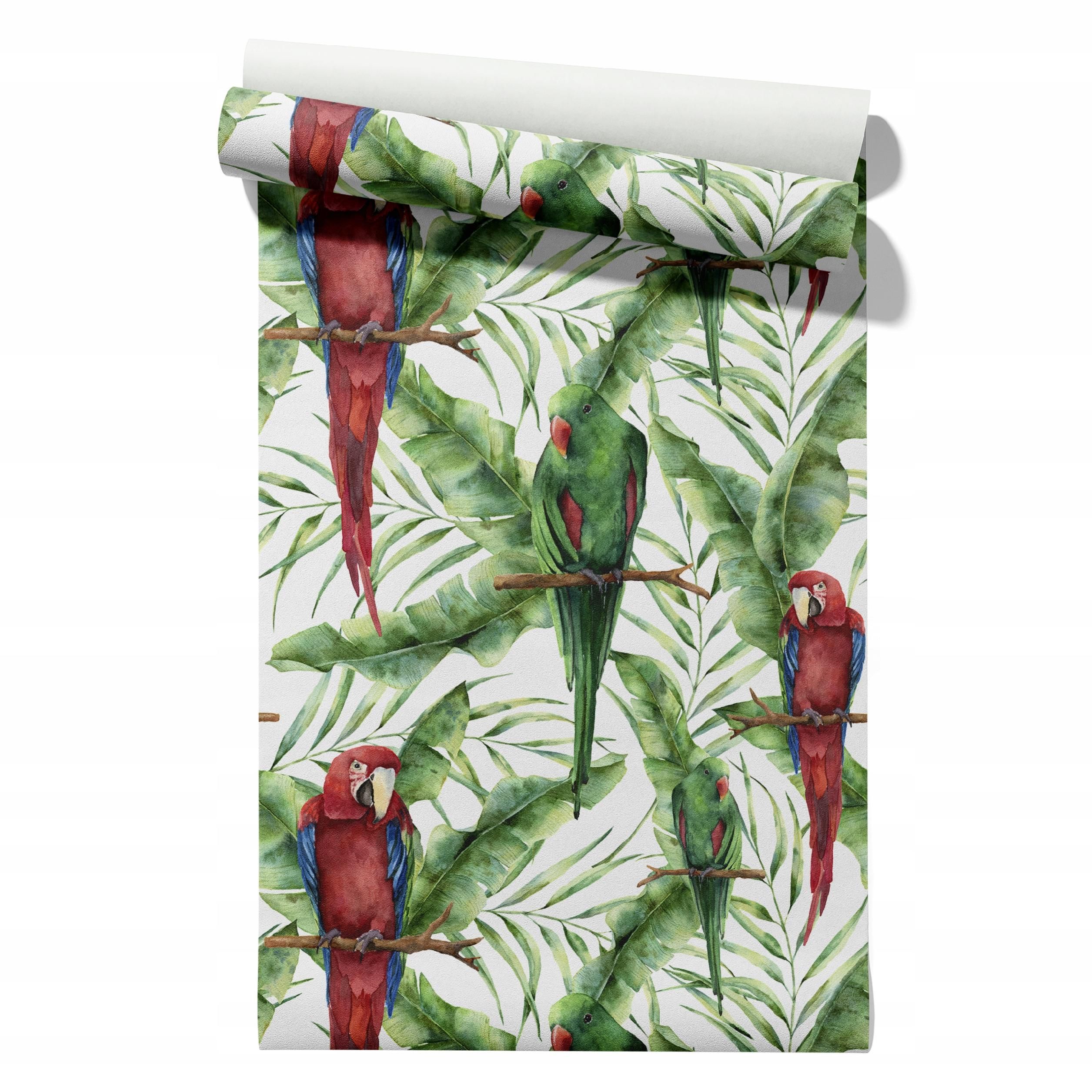  Wallpaper non-woven fabric pastel cherries wallpaper in a roll 50cm x 6,1mb