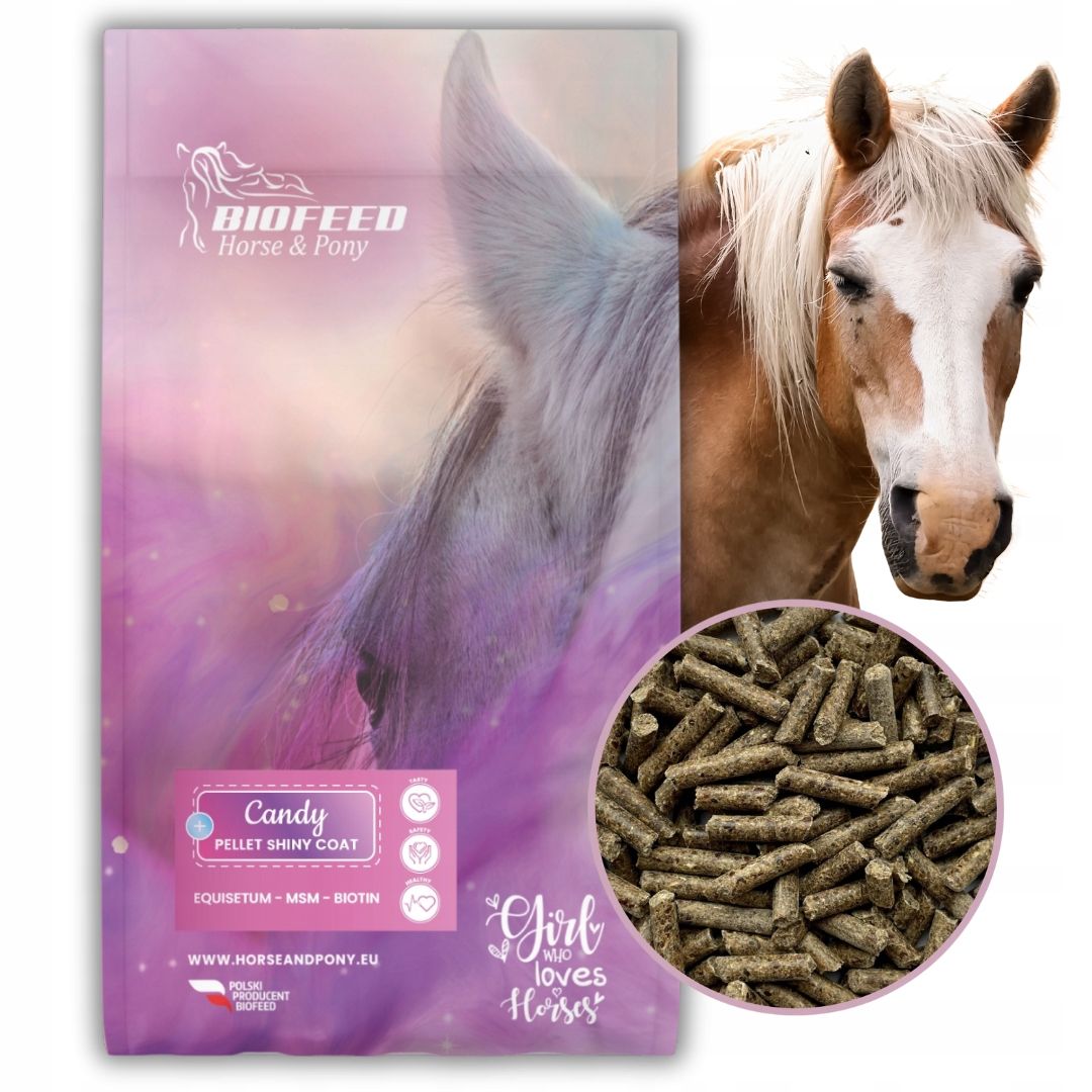  Biofeed horse&pony granulas zirgiem w apmācību barība maisījums 25kg