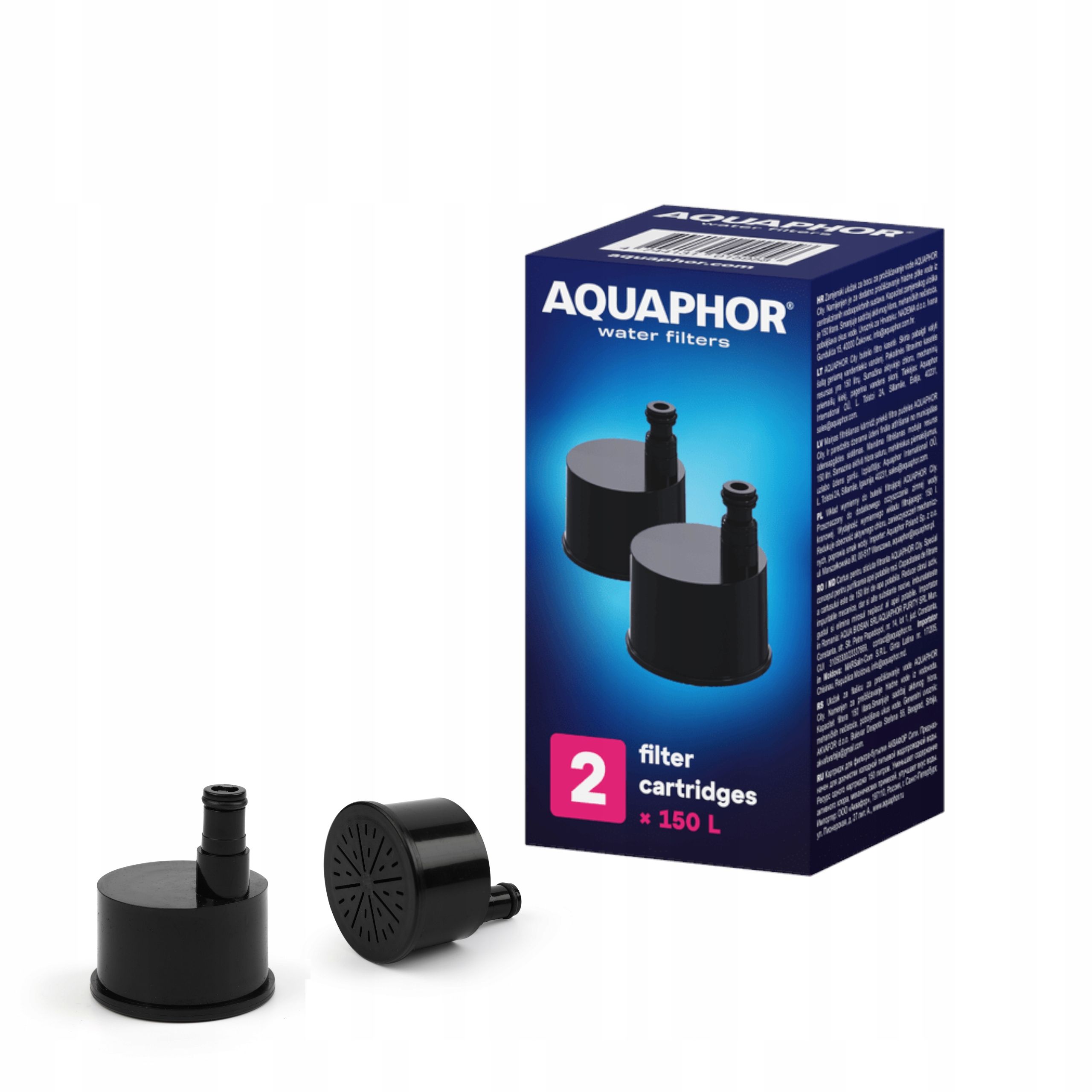  Filterpatrone wasser in die flasche aquaphor city für spaziergänge ausbildung 2 pcs.