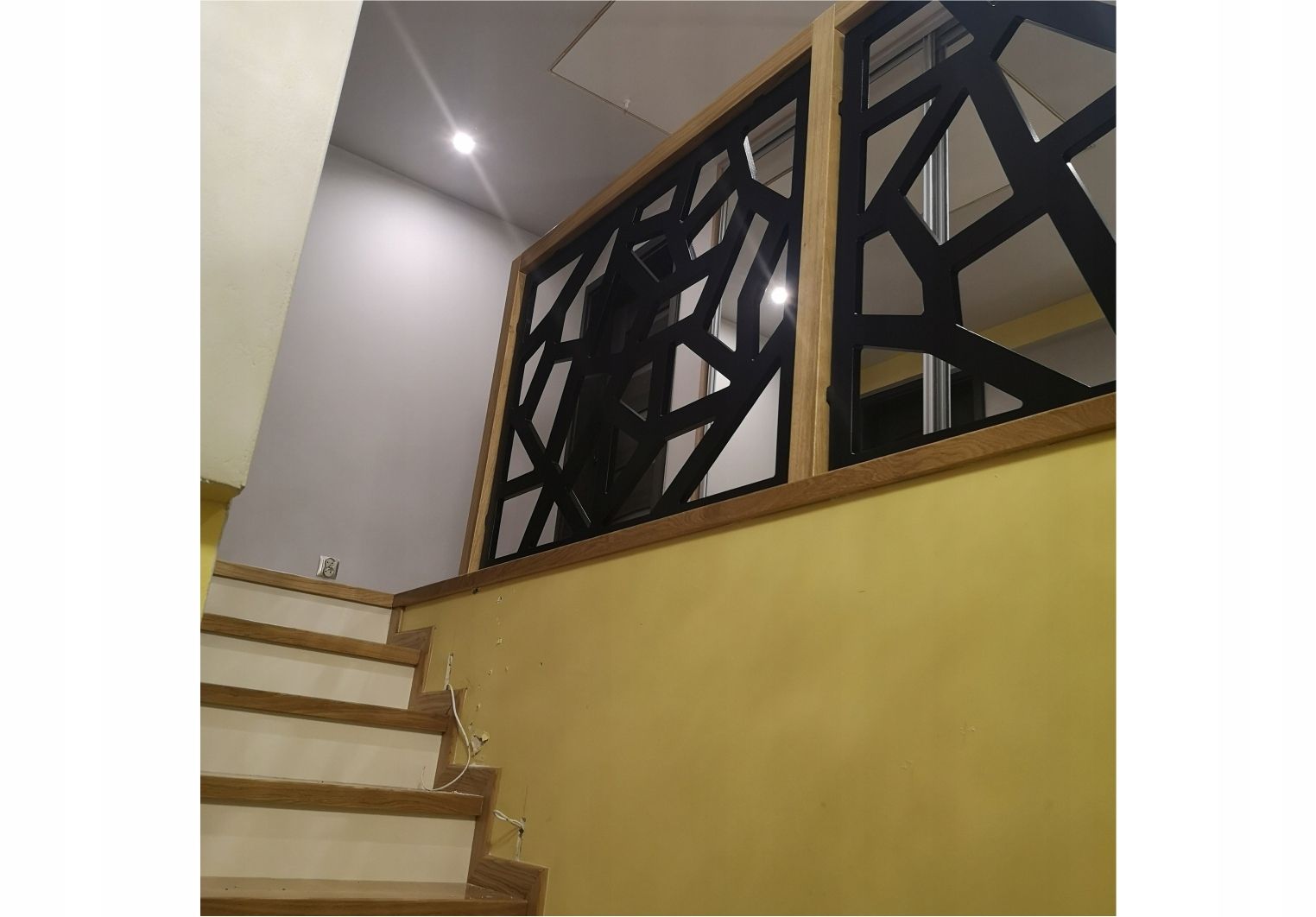  Ažuurne balustraad 22 mm - täitmine 1x1 m valge
