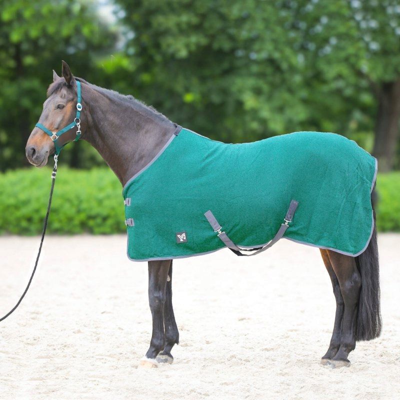  Prikrývka pre koňa bavlna santi purpurový 125 cm