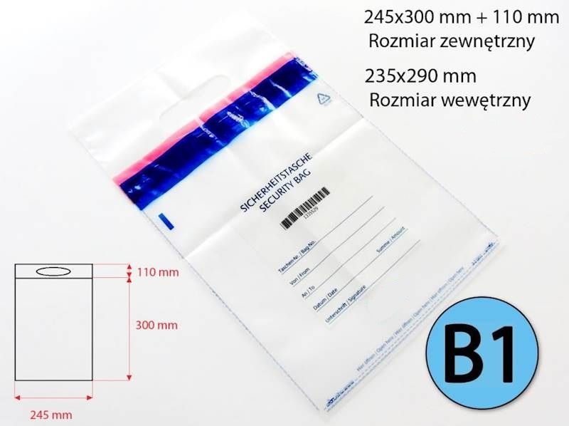  Bezpečné obálky banka b4 biale 100 ks. kryjace