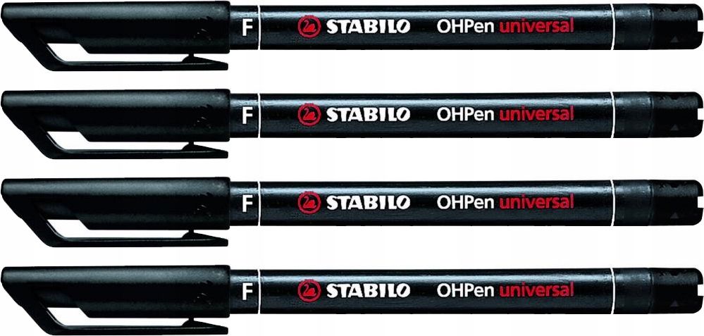  Filmmarker stabilo ohpen runden 0.7mm 12 pcs.