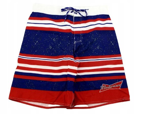  Budweiser beach shorts bathing suits shorts r. m