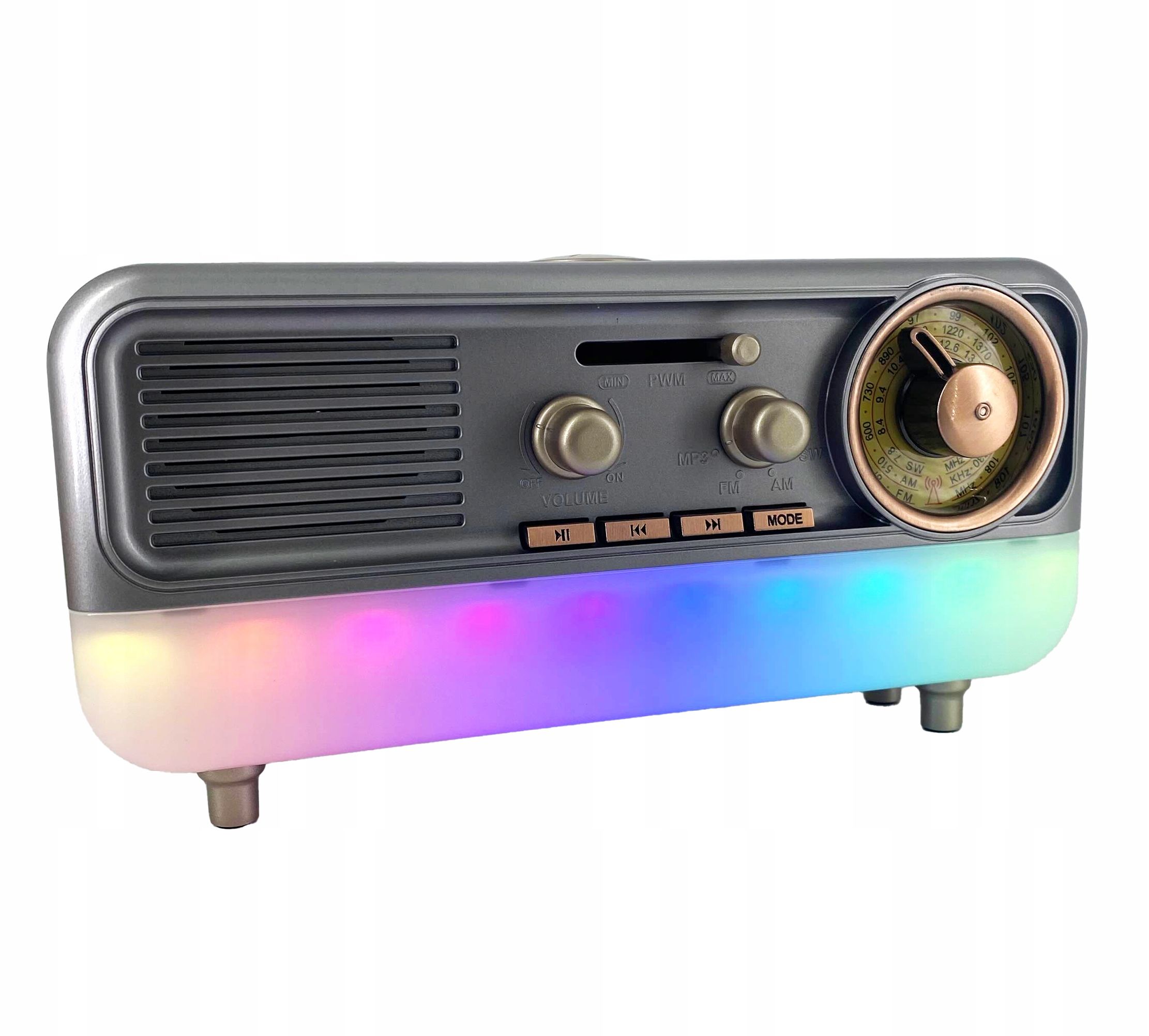  Virtuvės radijo imtuvas retro 3 plaukų sruogos fm / am / sw usb/tf "bluetooth" aku18650 1200mah