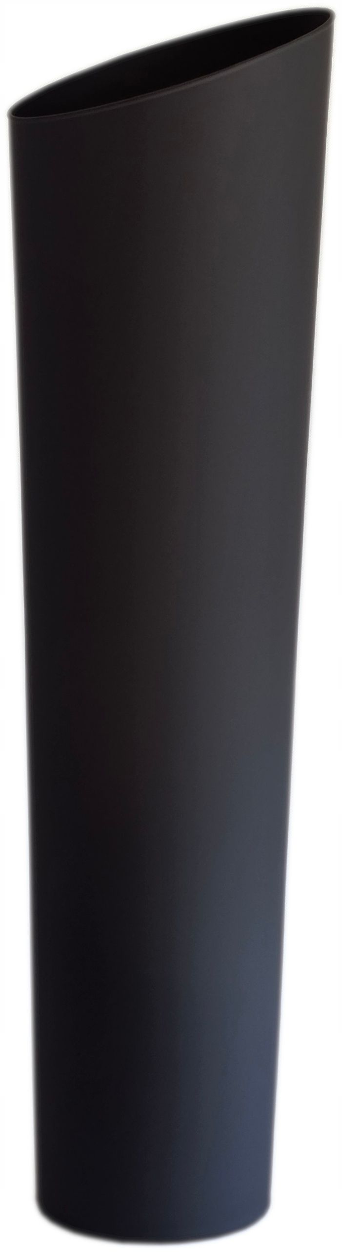  Vāze augsts glāze h60 cm oriģināls veidlapa balts spīdums spīdīgs