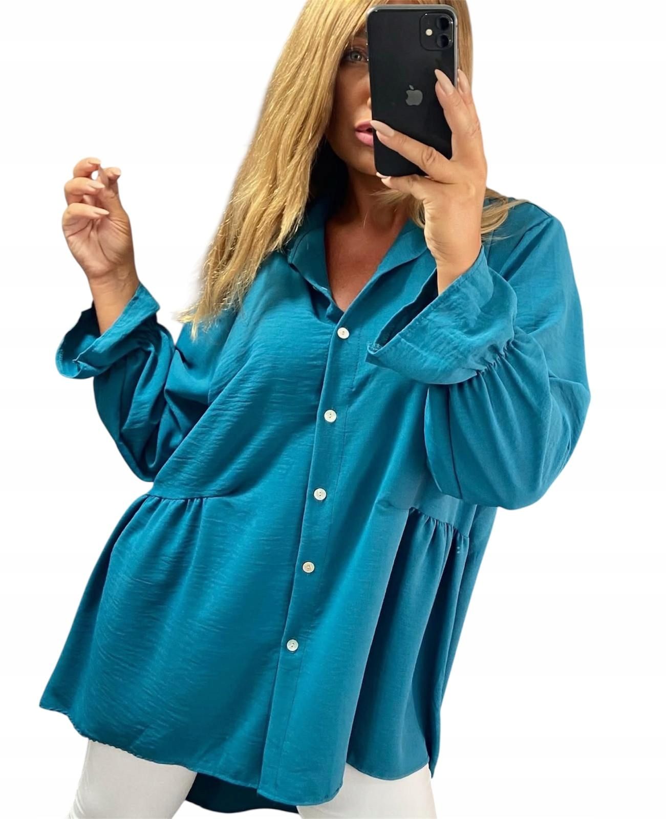  U208 asymmetrisches hemd oversize feminin mit knöpfen weinrot r. 50 (5xl)