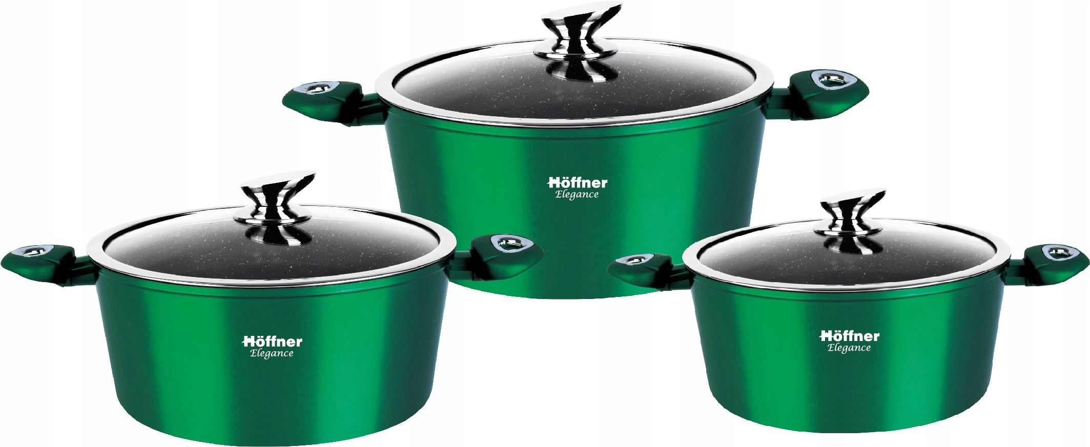 Sada hrncov oceľ 12el hoffner elegance množina hrnce premium