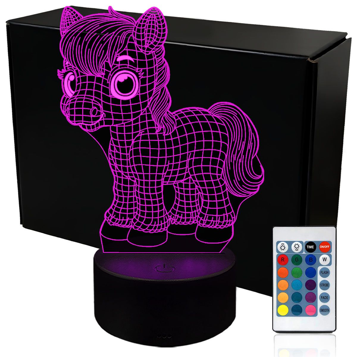  Noční světlo elektrický skútr 3d lampy led