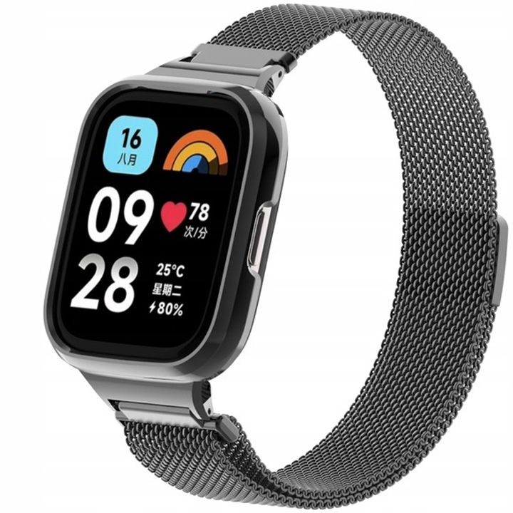  Strap bracelet nylon rabbitmob - xiaomi redmi watch 3 active | black