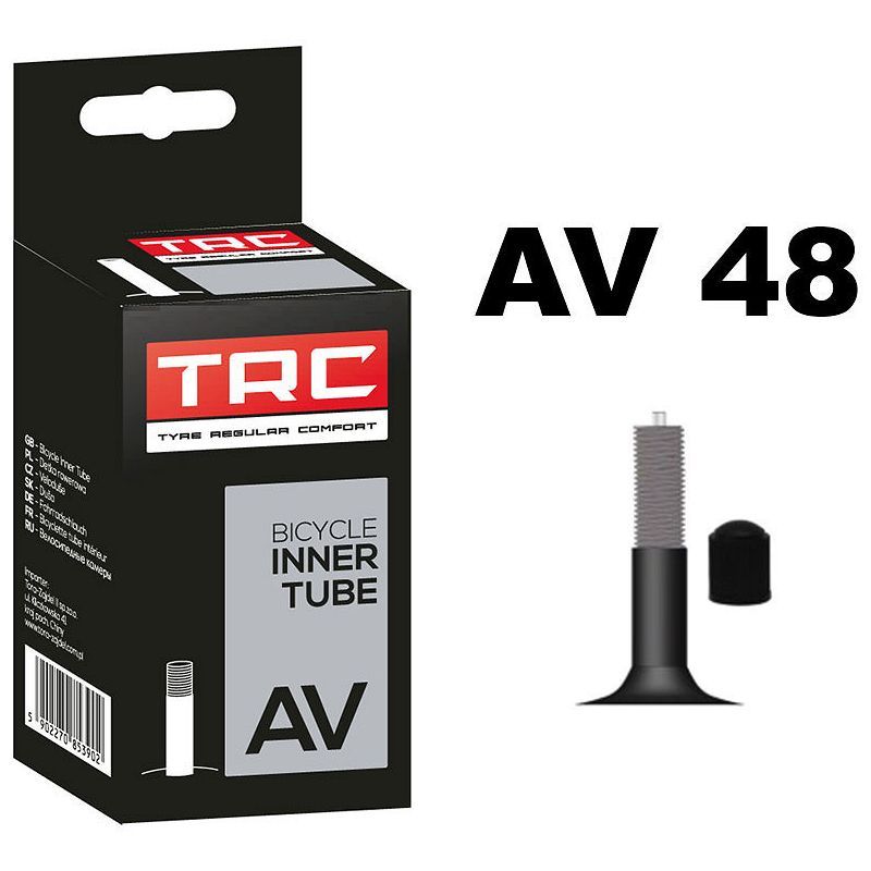  Velosipēdu kamera 26x1.50-2.10 (37/54-559) ventilis automašīna av 48mm trc