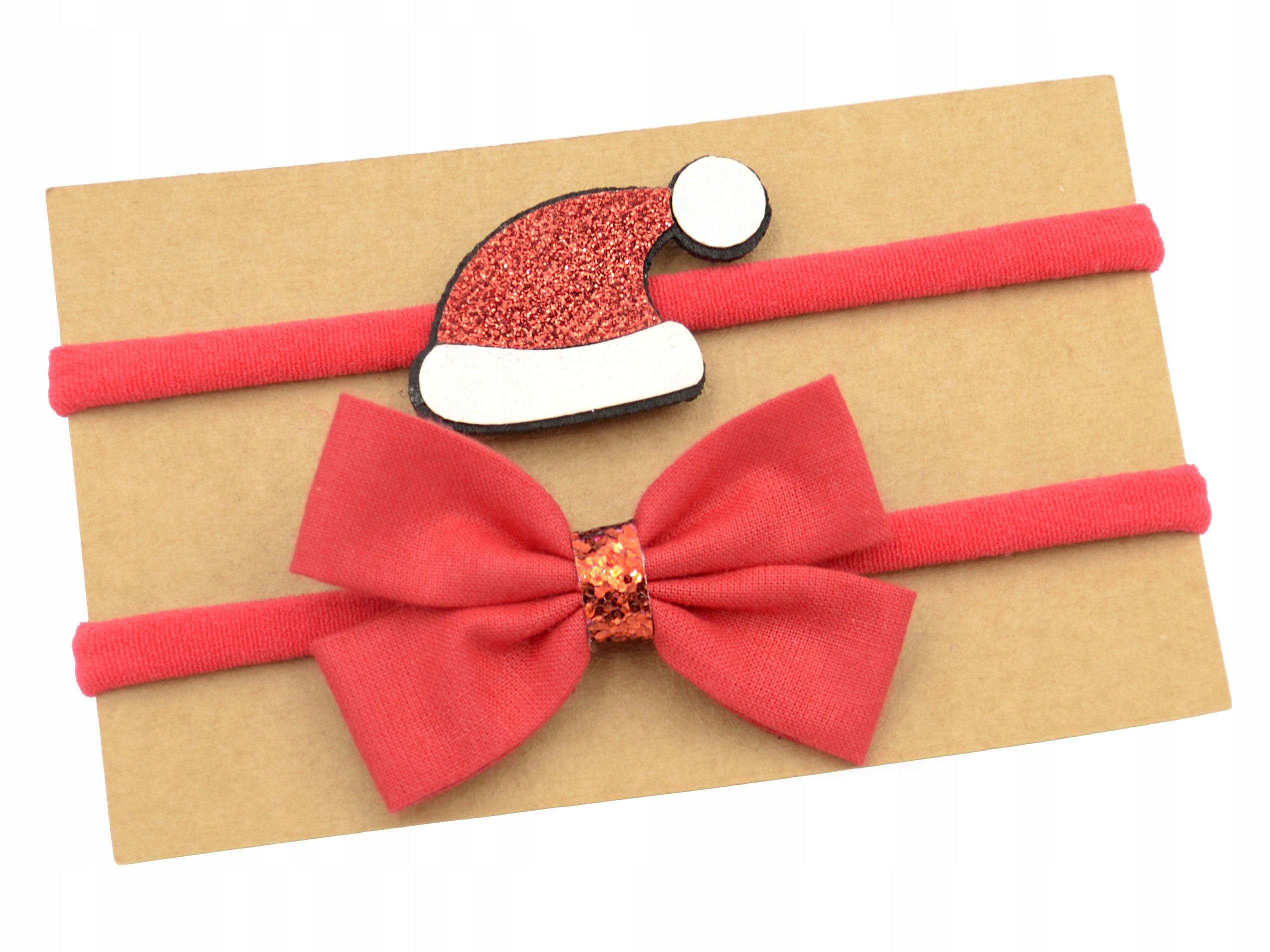  Stirnband für ein mädchen bantu rote farbe ren 2 pcs. weihnachtsset