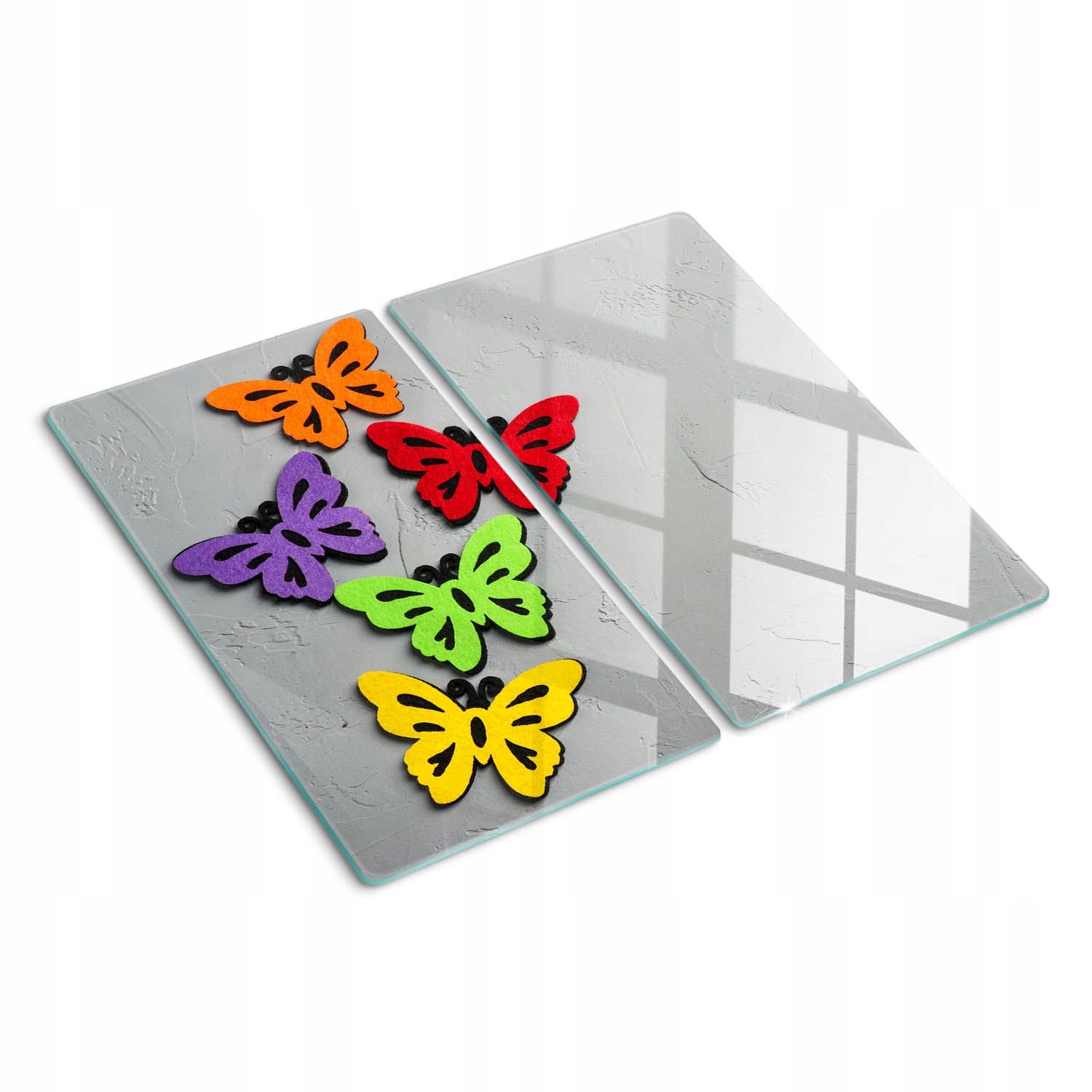  Cutting table glass painting prickly pear 2x30x52 cm
