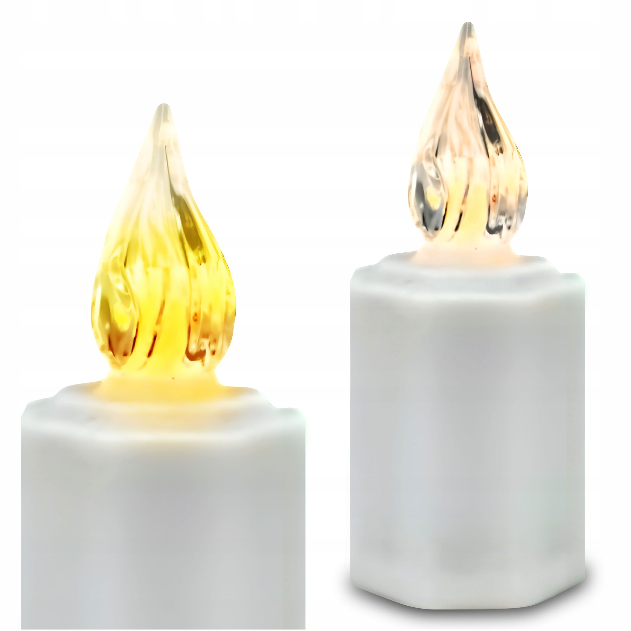  12x suppositories electric contribution for grave candles candle with batteries with glitter 18cm