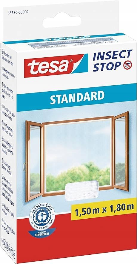  Moskytiéra pro okno bezpečnostní síť z hmyz ze slunce 150x180cm