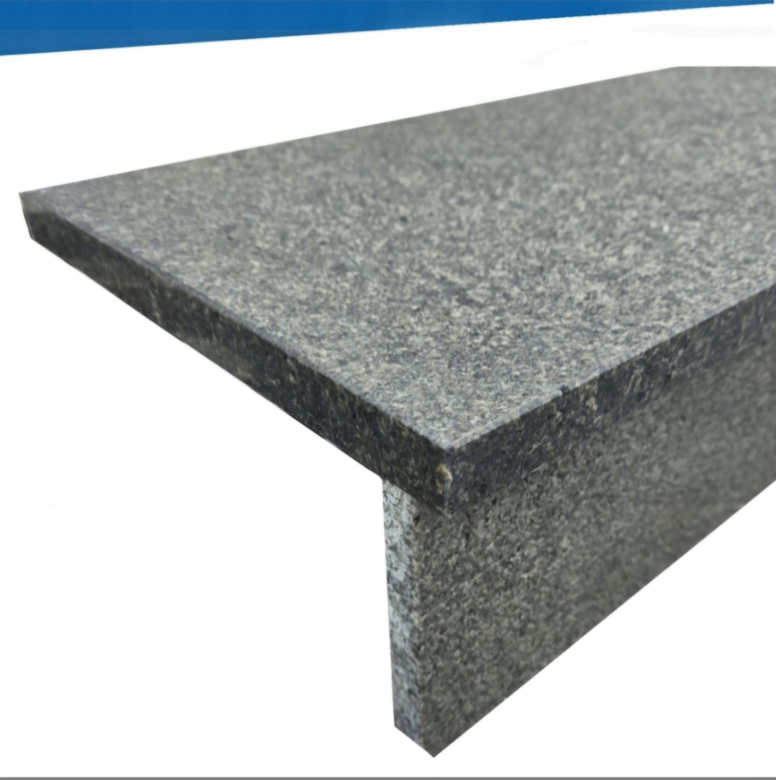  Anthracite color granite stairs steps flame steel gray 1m current gat. i