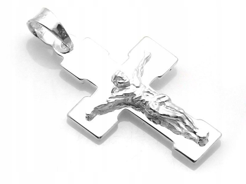  Silber anhänger am hals kreuz 925 für kinder i damen waage 1.84g religiöse gegenstände