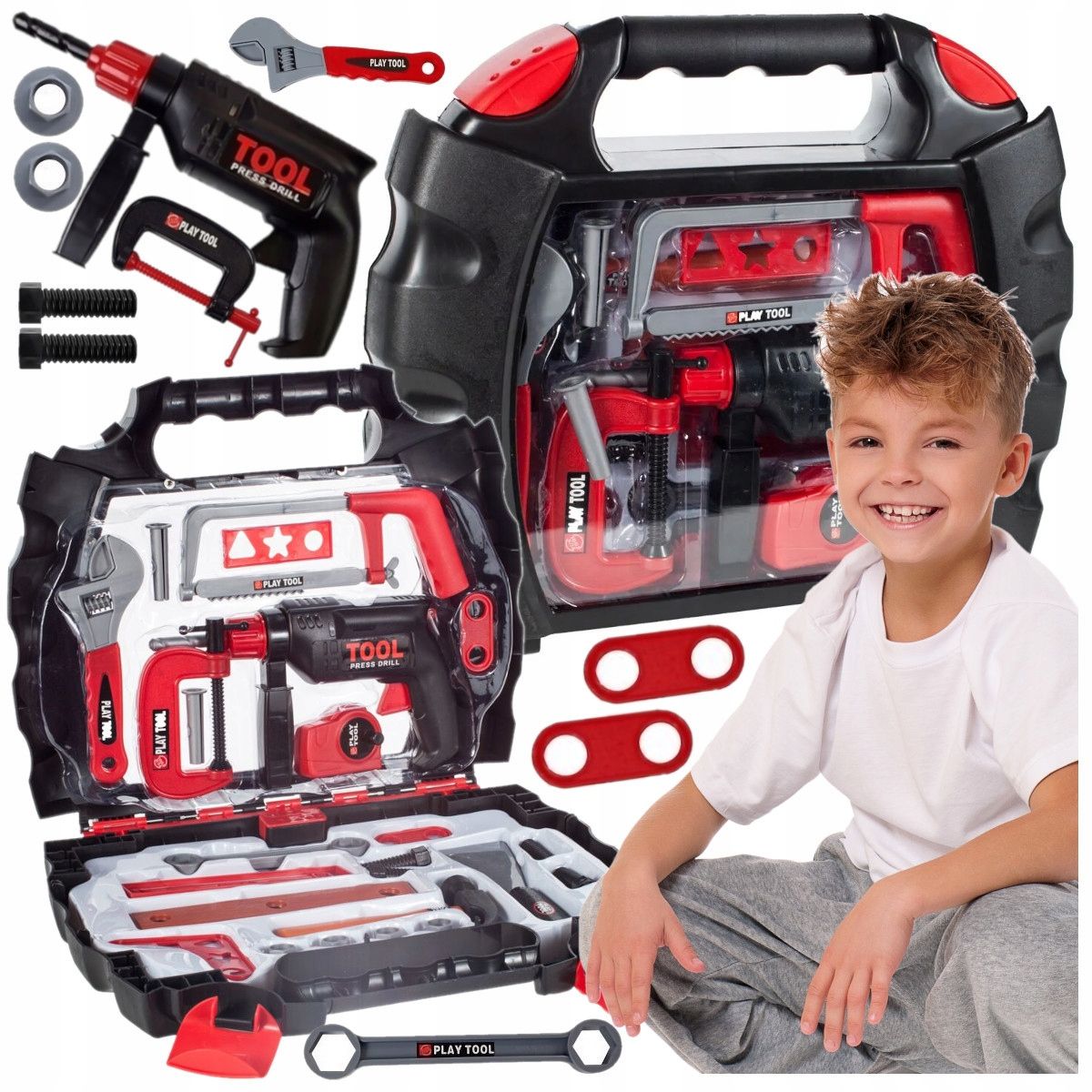  Krabice pro nářadí + motorová pila pro děti master&#39;s set xxl