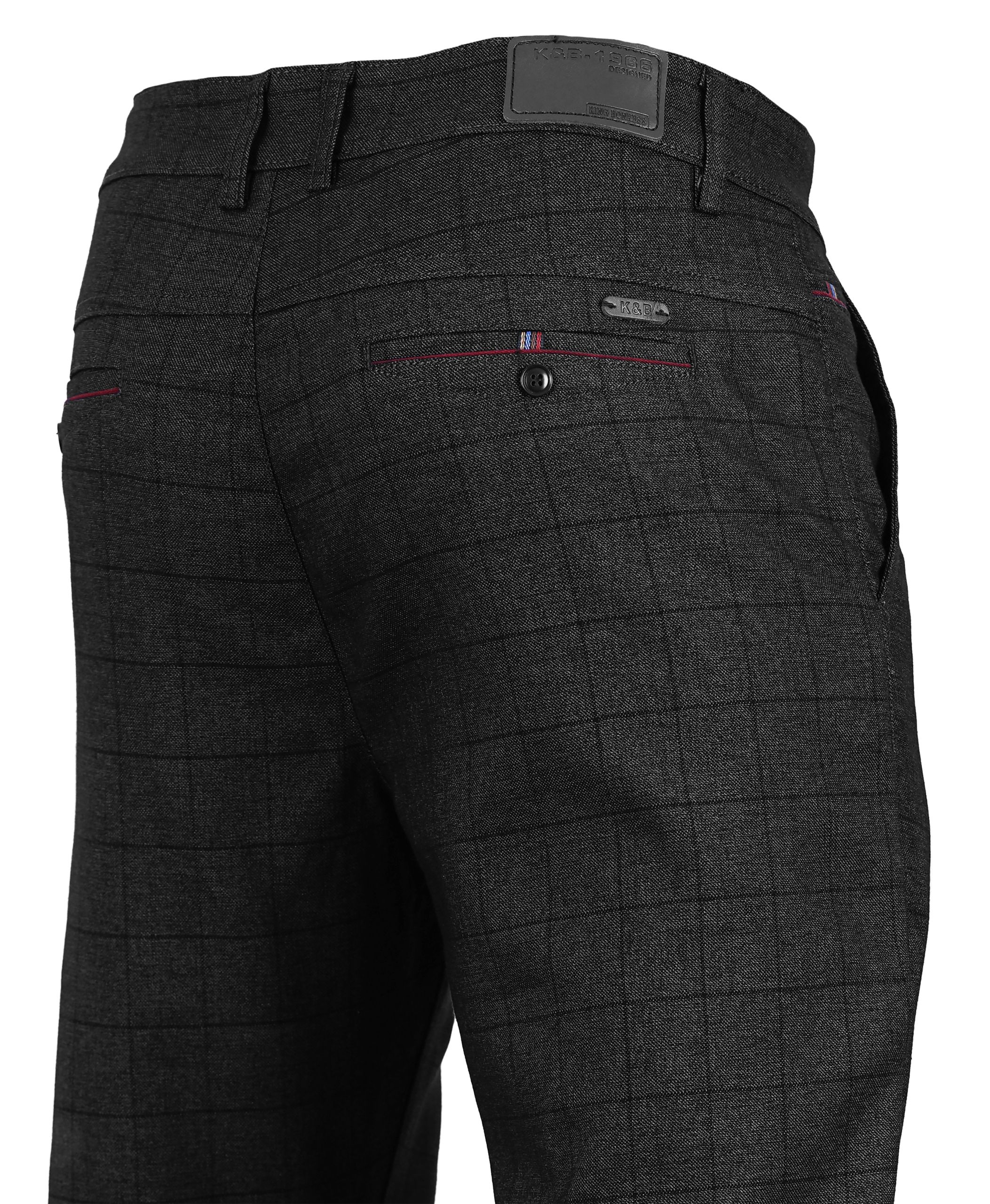  Pánské kalhoty bavlna šedá džínovina sarol jeans w48 l30 pás 124-128 cm