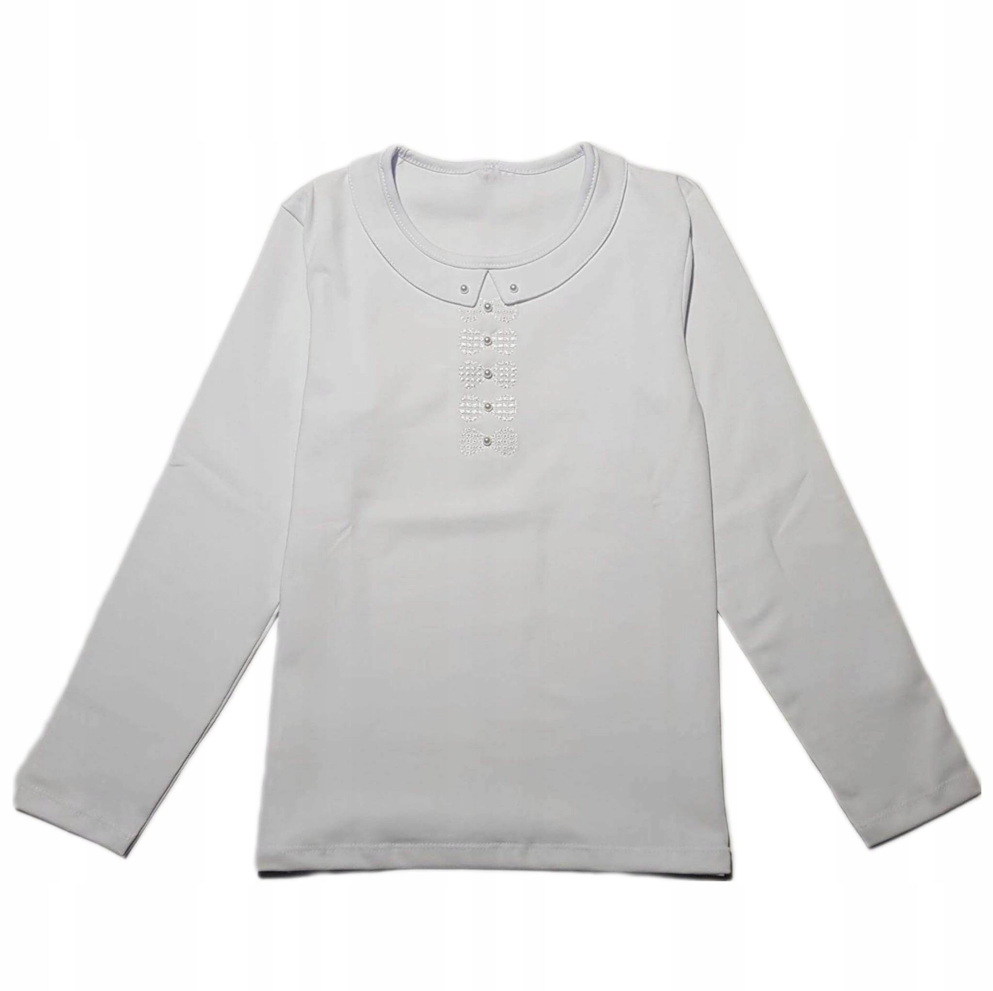  Aipi kinderbluse lange ärmel baumwolle rosa größe 128 (123 - 128 zentimeter