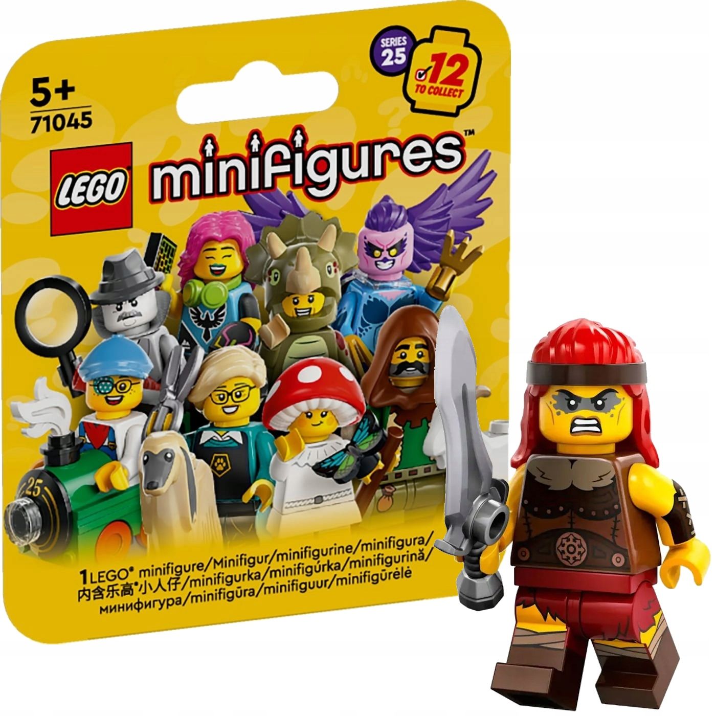  Lego minifigures 71045 2024 seeria 25 minifiguur väike milosnik rongid