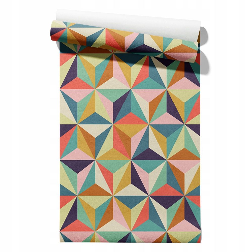  Wallpaper non-woven fabric pastel cherries wallpaper in a roll 50cm x 6,1mb