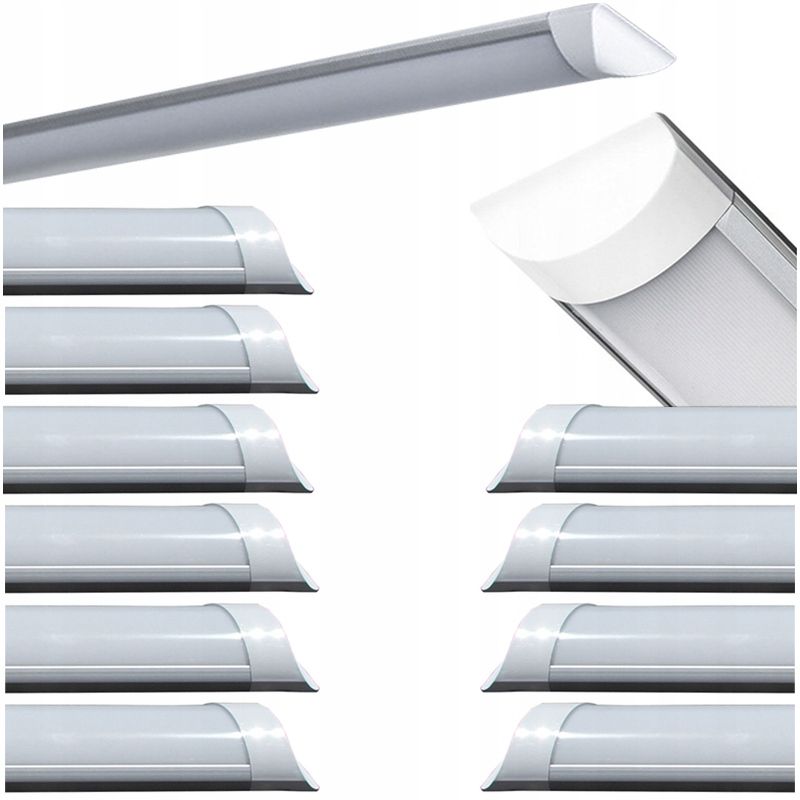  6x led lampa rāmis darbnīca hermētisks ūdensizturīgs rāmis tuba 120cm