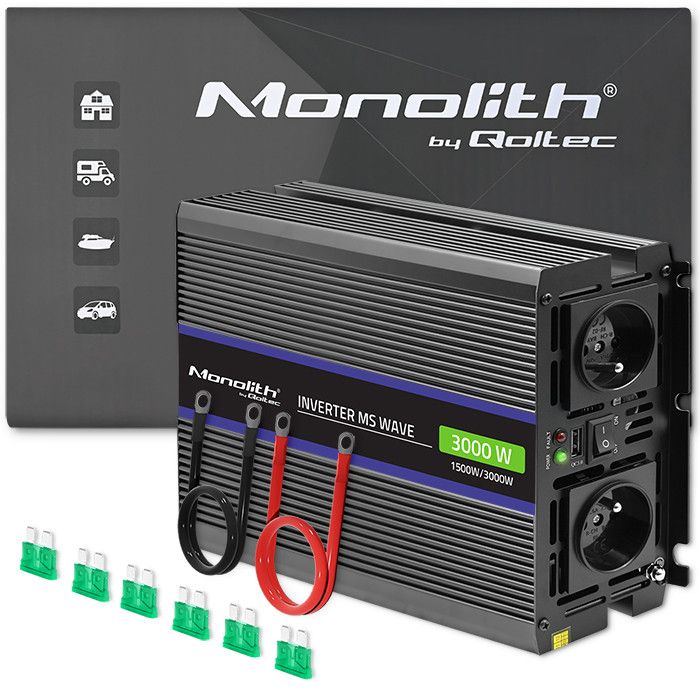  Spannungswandler qoltec 24v 230v 300w 600w sinus für ein wohnmobil boote