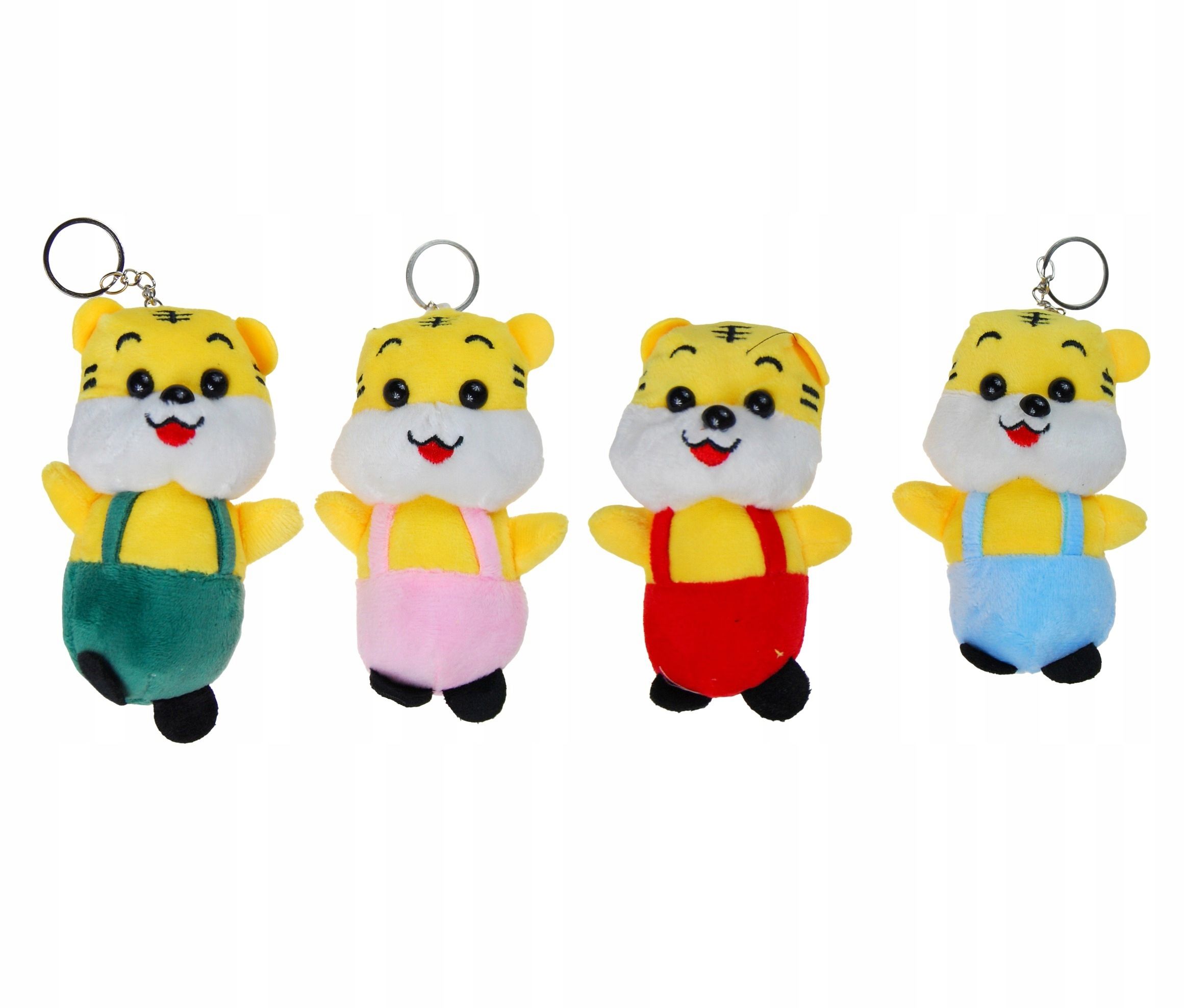  Pendant keychain tigers 6 cm for children 12 pcs. pbh toys midex