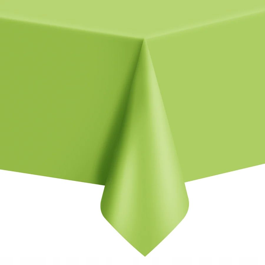  Foil tablecloth green classic birthday 137x274cm