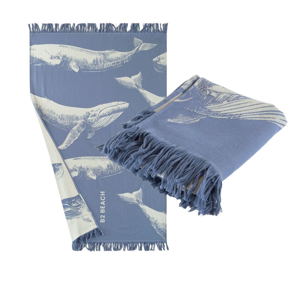  Zwoltex oceans uterák pre aktívnych ľudí so strapcami vzorované 220g 100x160cm