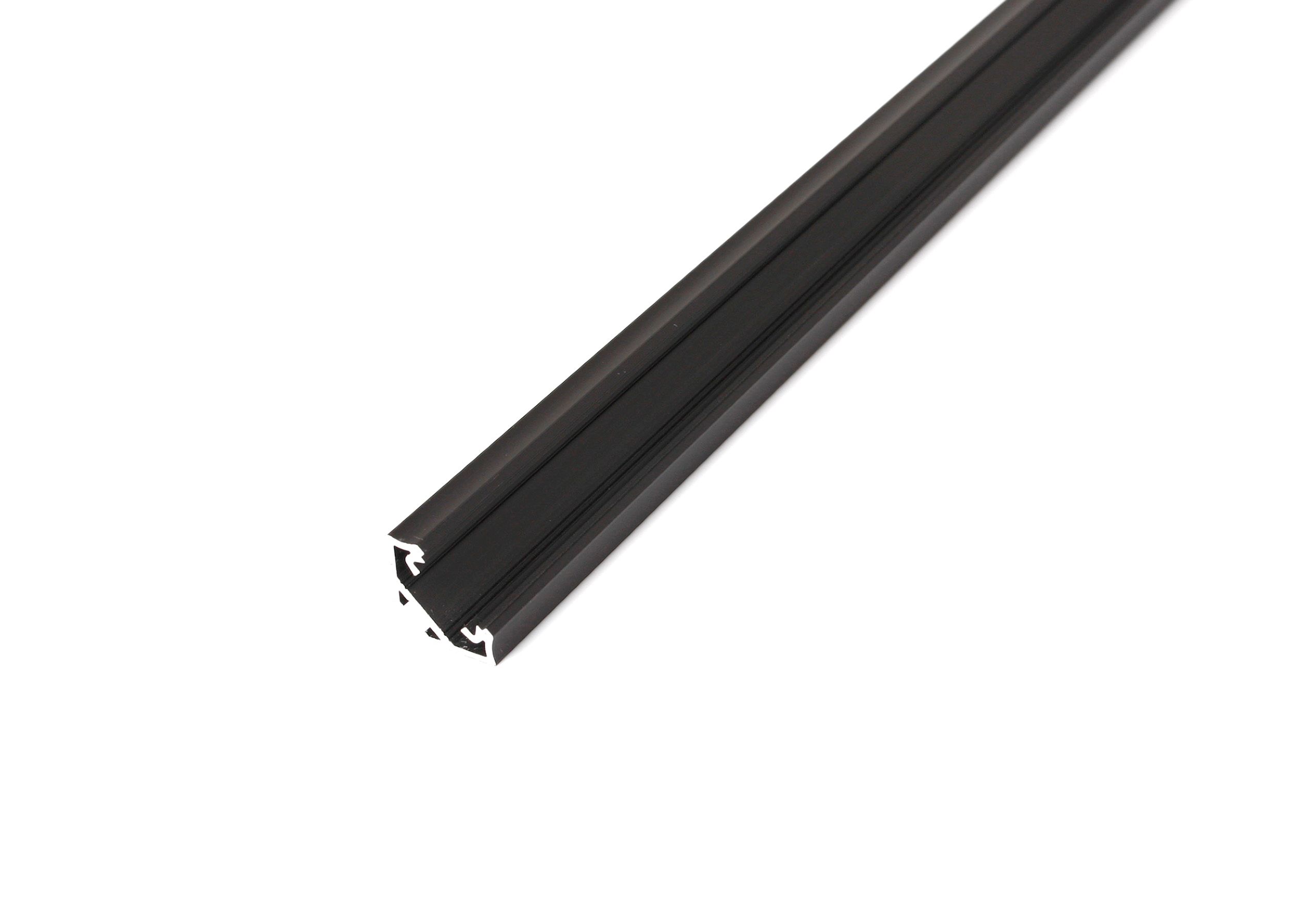  Aliuminio profilis c inox 1m led juostoms