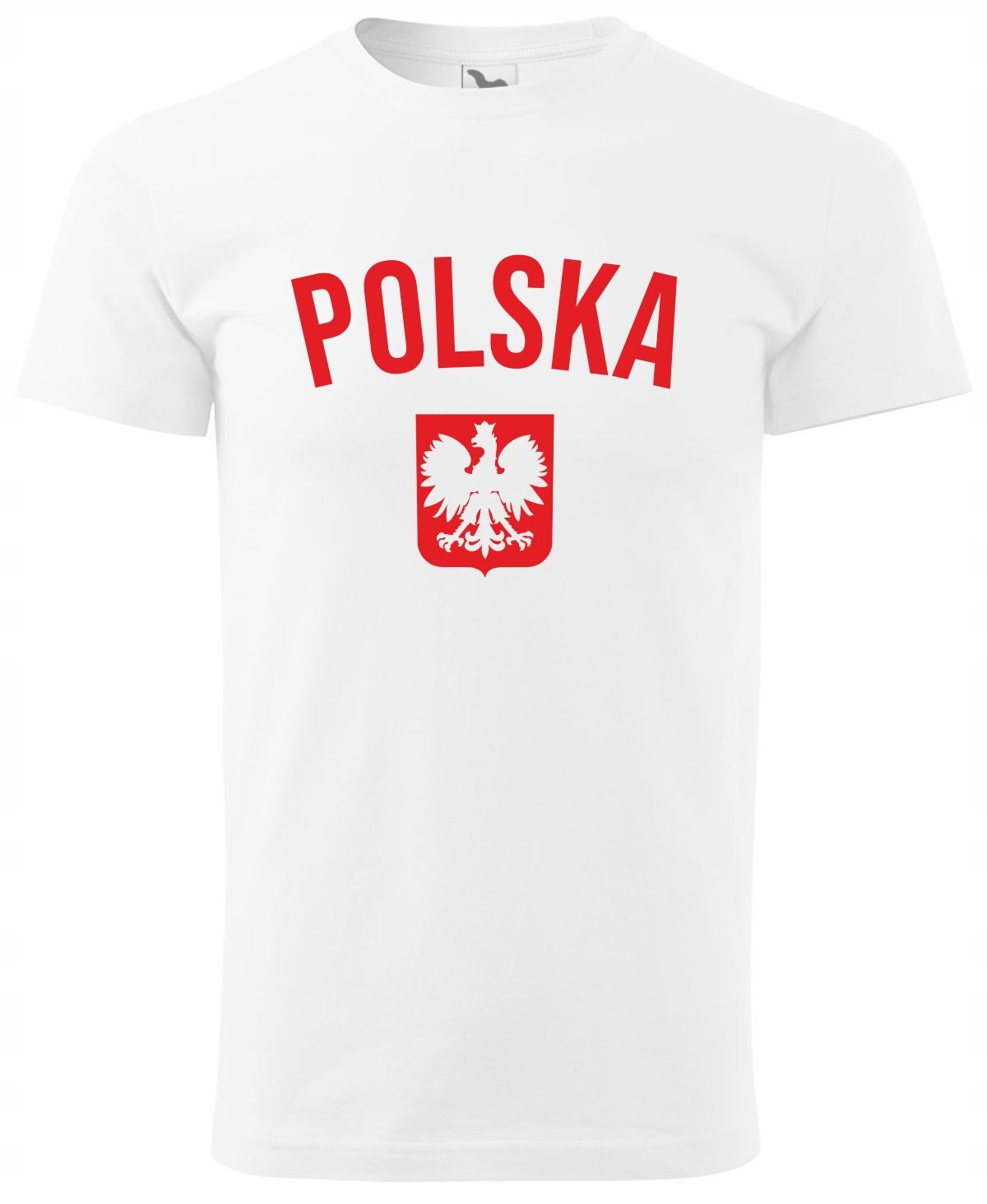  T-shirt cheerleader for representation polish t-shirt poland eagle white male xl