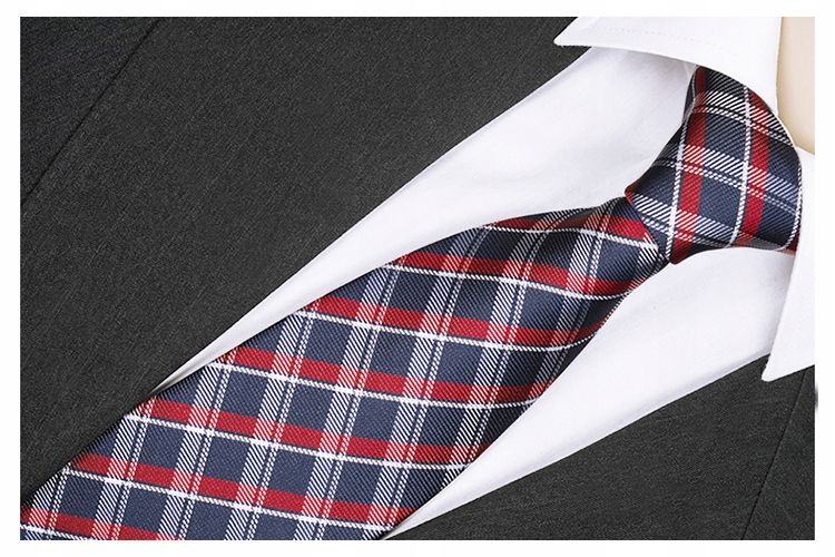  Klasický jednobarwny rovný uvázat 7cm muž za kostým jacquard rr32