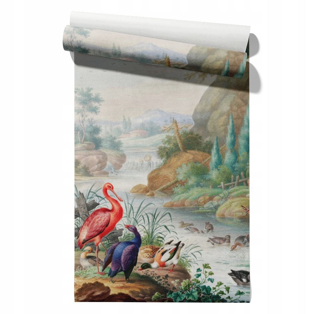  Tapeta pastel třešně netkaná textilie / samolepící