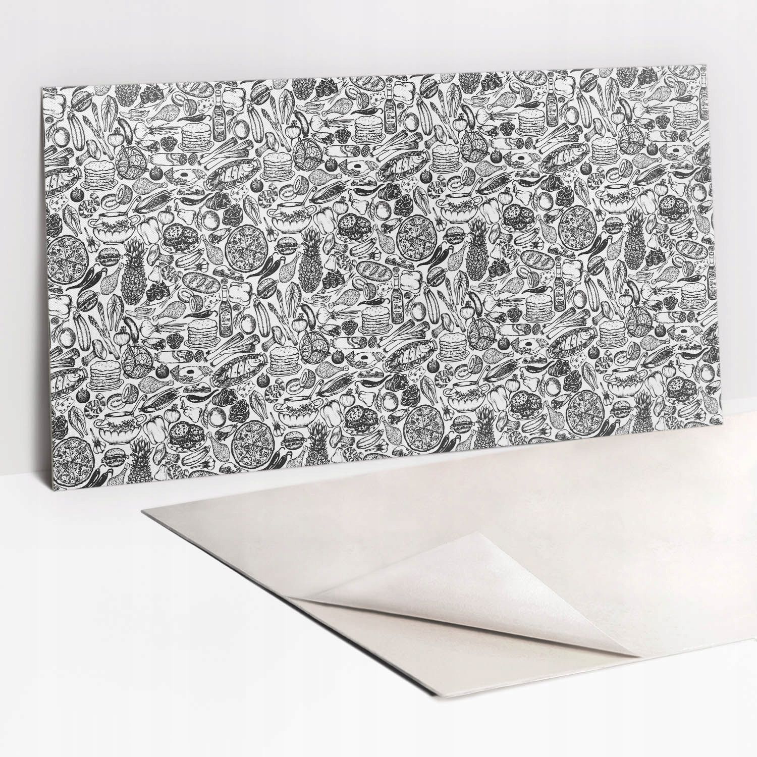  Sticky vinyl panels wall mounted waterproof stone texture 100x50 cm