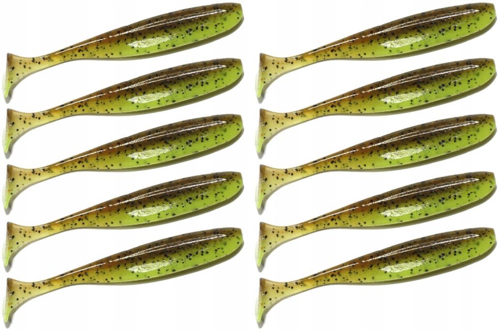  Keitech easy shiner 3' 7cm orange gold dust glühen