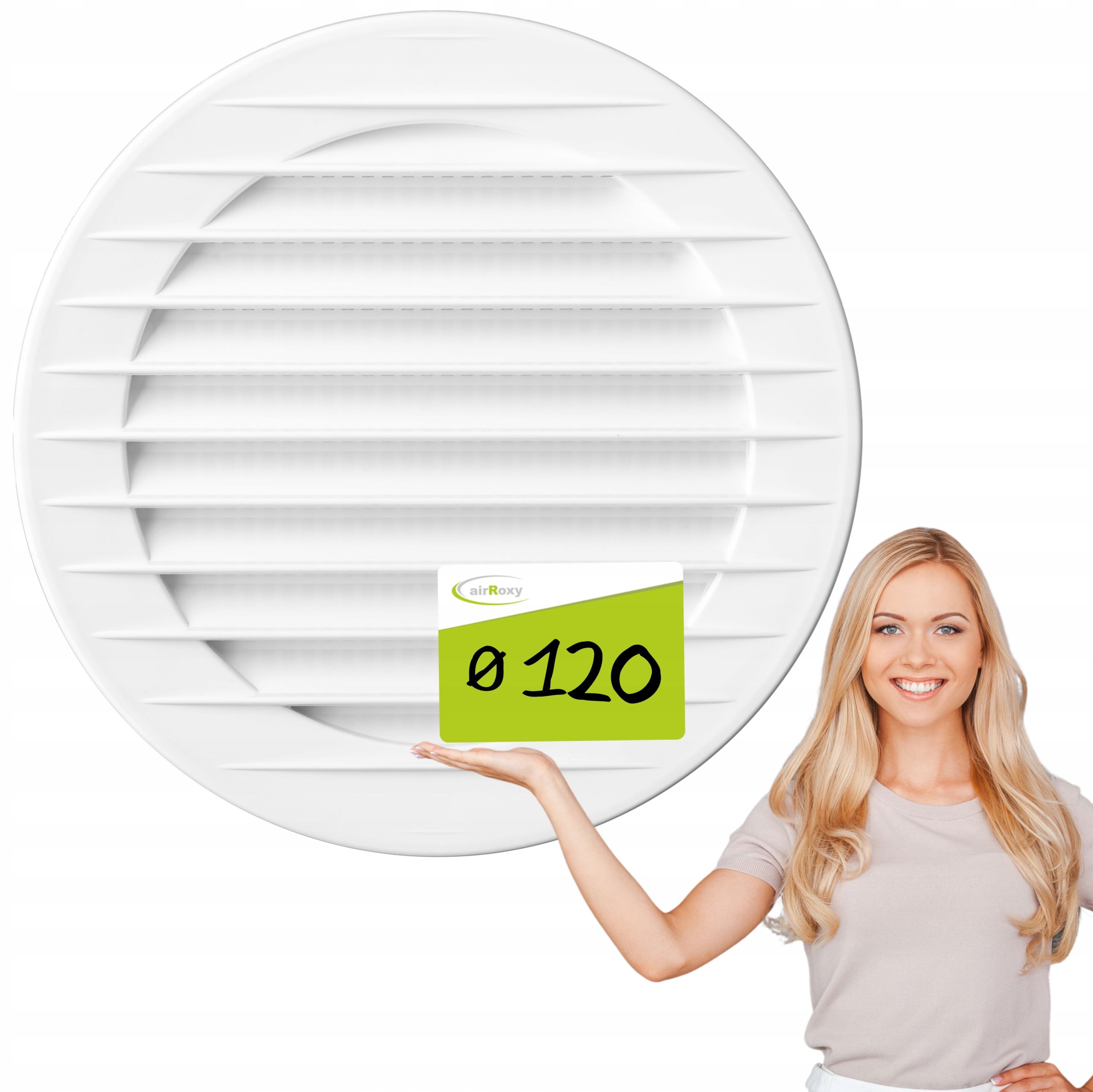  Apaļas ventilācijas restes ar sietu braz fi 80