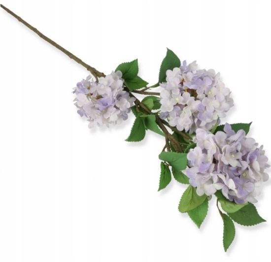  Hortenzie obal větvička umělá květina dodatek 60 cm fialová