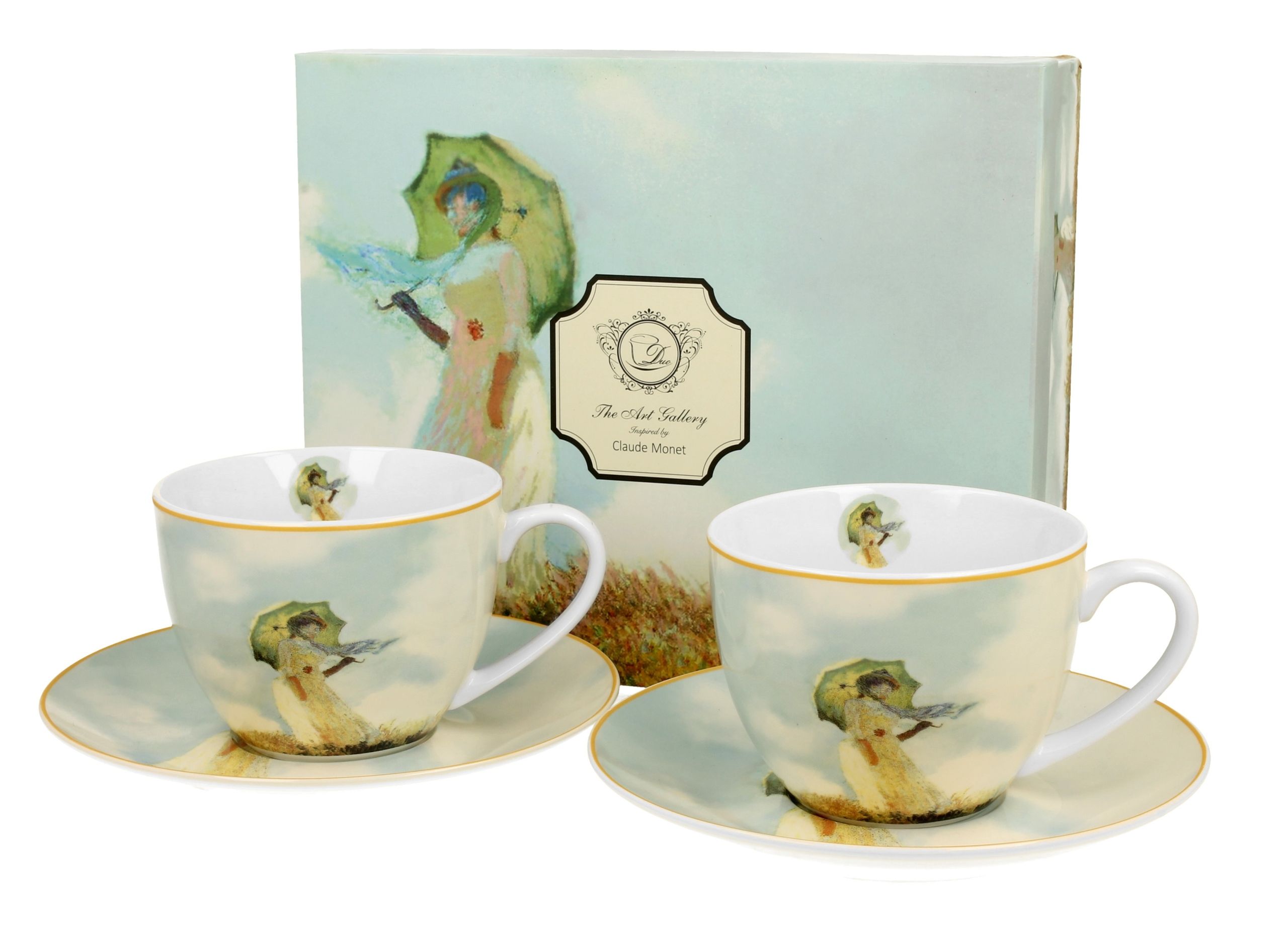  2 cups espresso with saucers safa