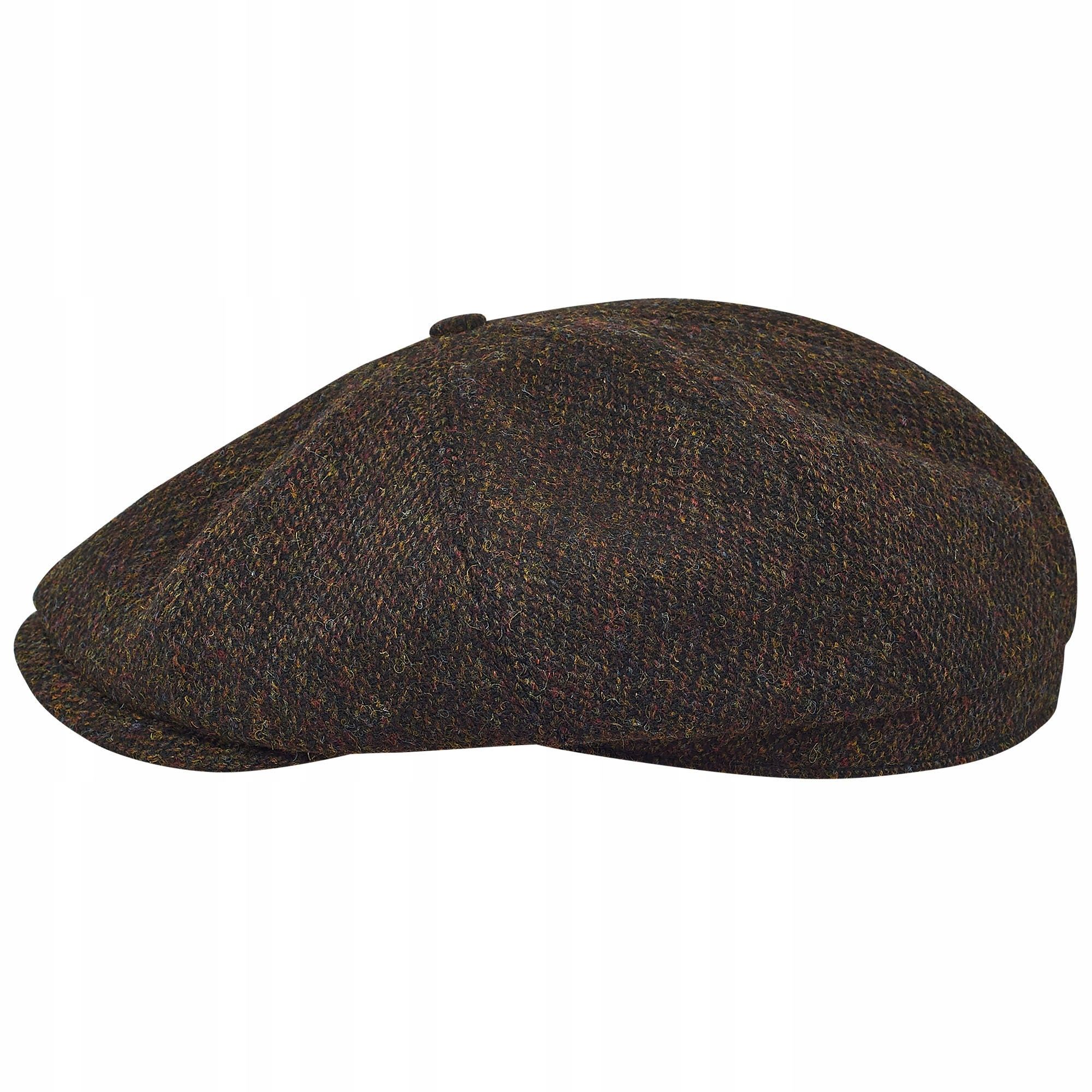  Černá barva žluť klobouk s kšiltem s výlevkou shleby s harris tweed'u elegantní muž 54