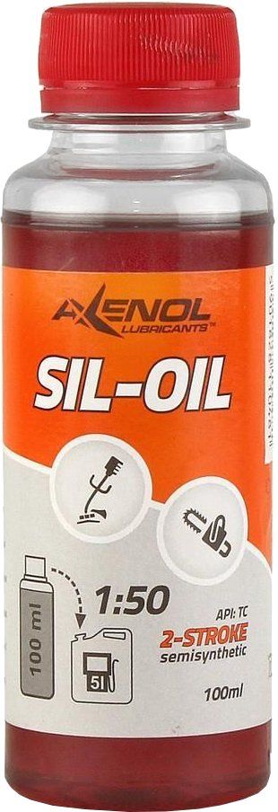  Axenol sil-oil aliejus polisintetinis 2t raudonas į dvitaktis 0,1l 10 kompiuterių.