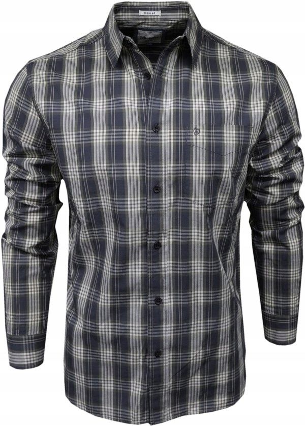  Wrangler košeľa regular fit kockovaný white xl