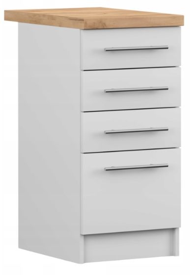  Virtuvės baldai virtuvės spintelė inez pastatoma 60 baltas craft golden gamintojas