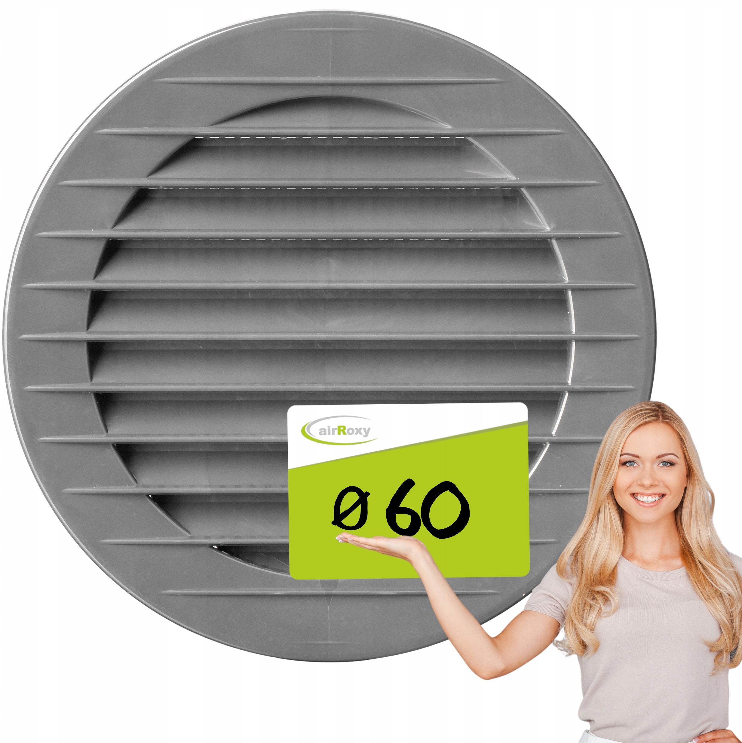  Apaļas ventilācijas restes ar sietu braz fi 80
