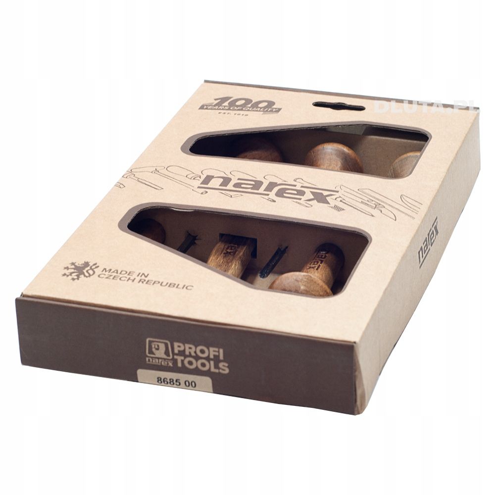  Soubor vinen pro linoryt i dřevořezba profi 6 ks. narex 868500