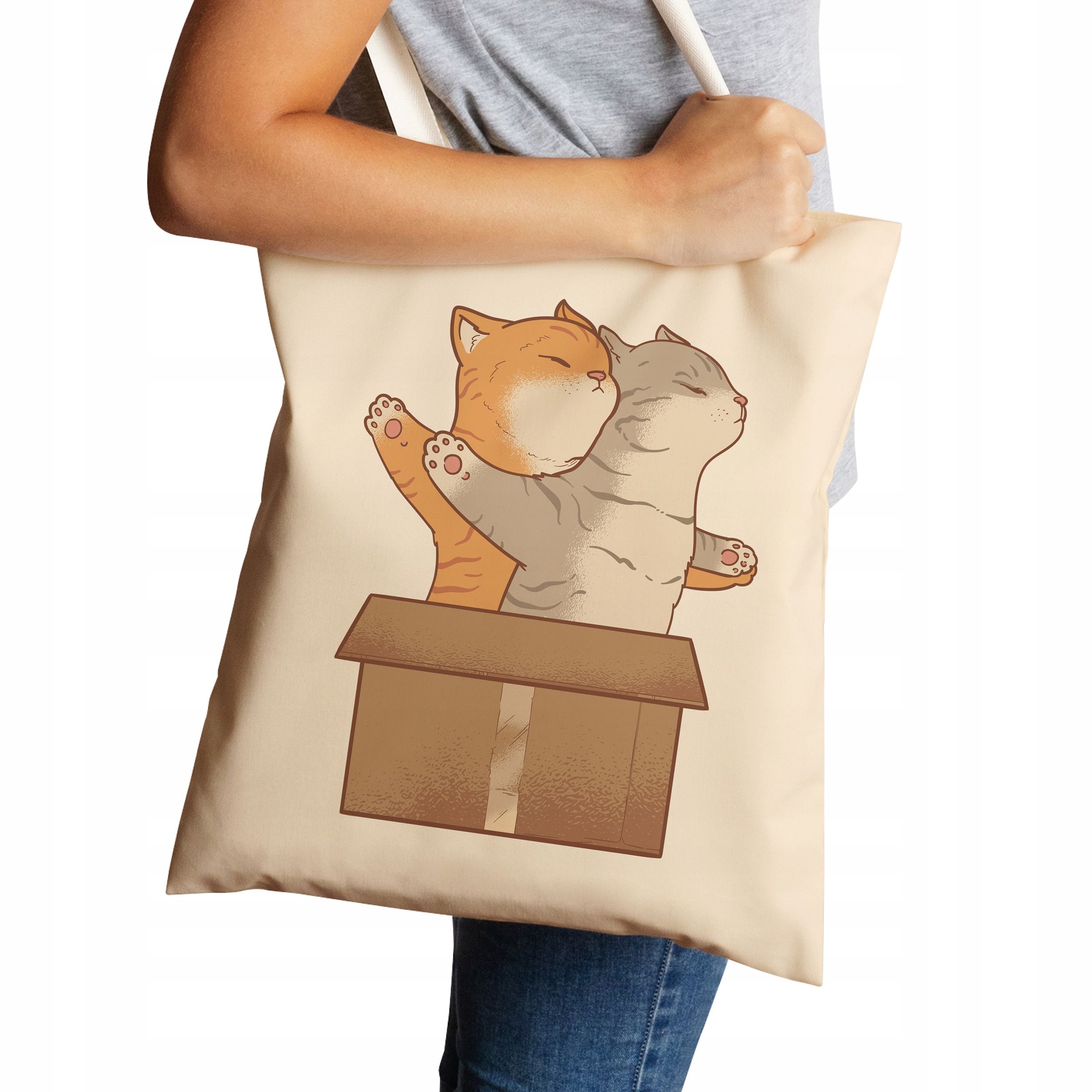  Baumwolltasche mit katze sogar nein fragen muster qualität öko geschenk