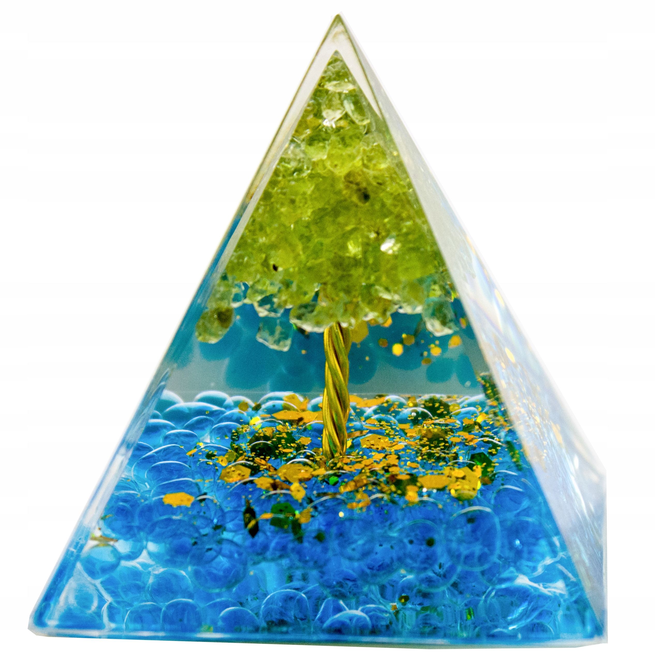  Pyramide orgonit amethyst lazuryt oliwin tigerauge feng shui chakren 5cm
