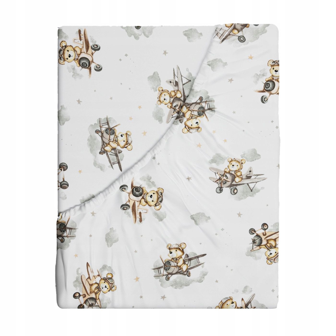  Cotton sheet with an eraser with patterns 120x60 fabric holidays 228sbi