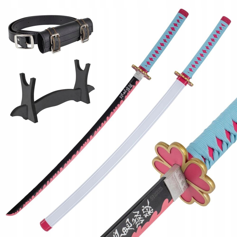  Mõõk katana demon slayer mitsuri kanroji's puidust jt10662